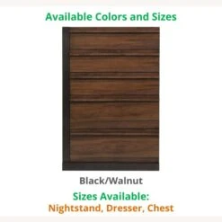 Other Chest In Rich Black & Walnut Wood Veneer Finish -Home Furnishings Store 1500 1500 frame 0 5231