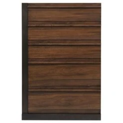 Other Chest In Rich Black & Walnut Wood Veneer Finish -Home Furnishings Store 1500 1500 frame 0 5236