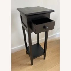 Other 1 Shelf Drawer Black Nightstand Bedside End Table -Home Furnishings Store 1500 1500 frame 0 5253