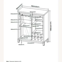 Other Bar Cabinet In Rustic Oak Finish W/ Barn Door -Home Furnishings Store 1500 1500 frame 0 53