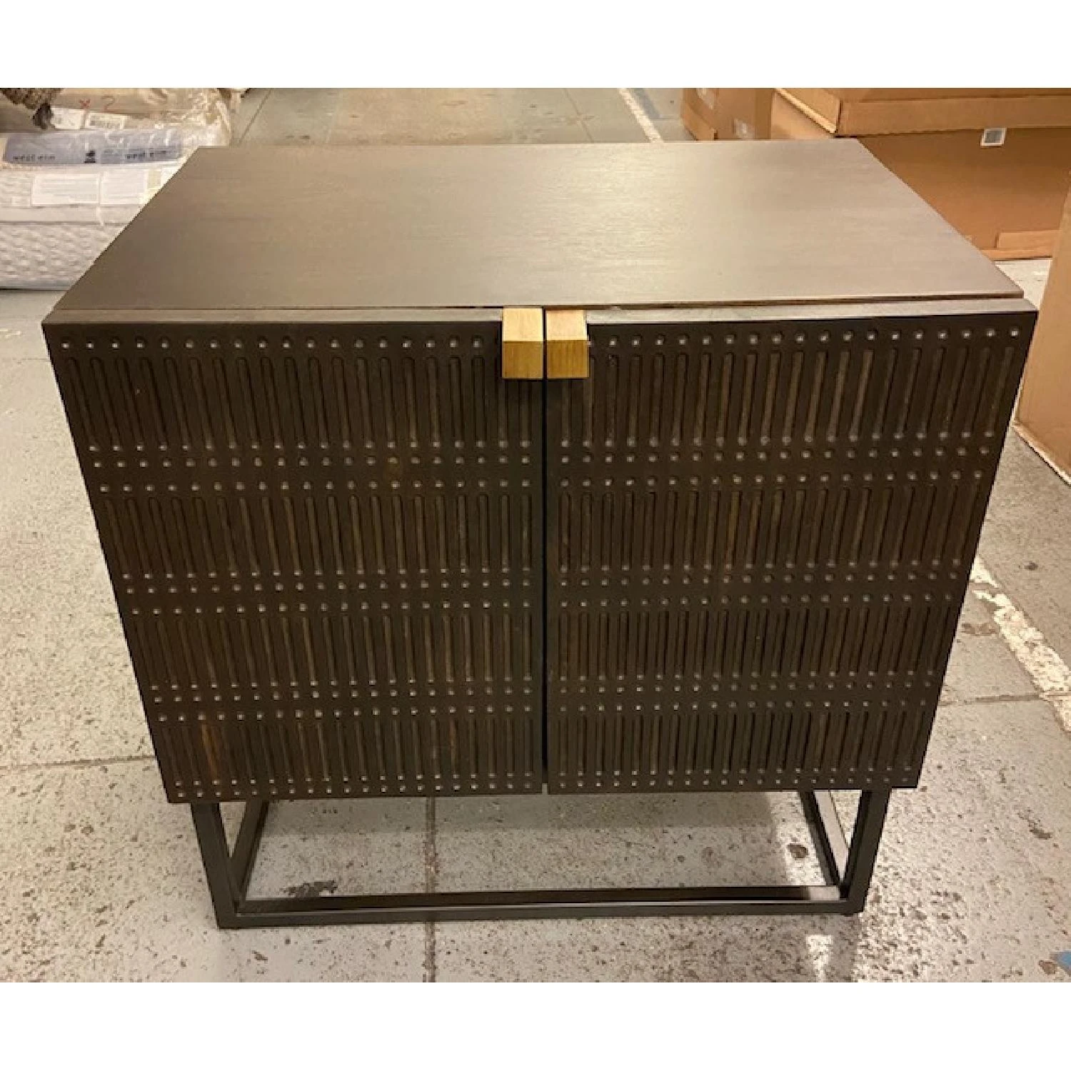 West Elm Carved Mango Wood Nightstand (25") 3 West Elm Carved Mango Wood Nightstand (25")