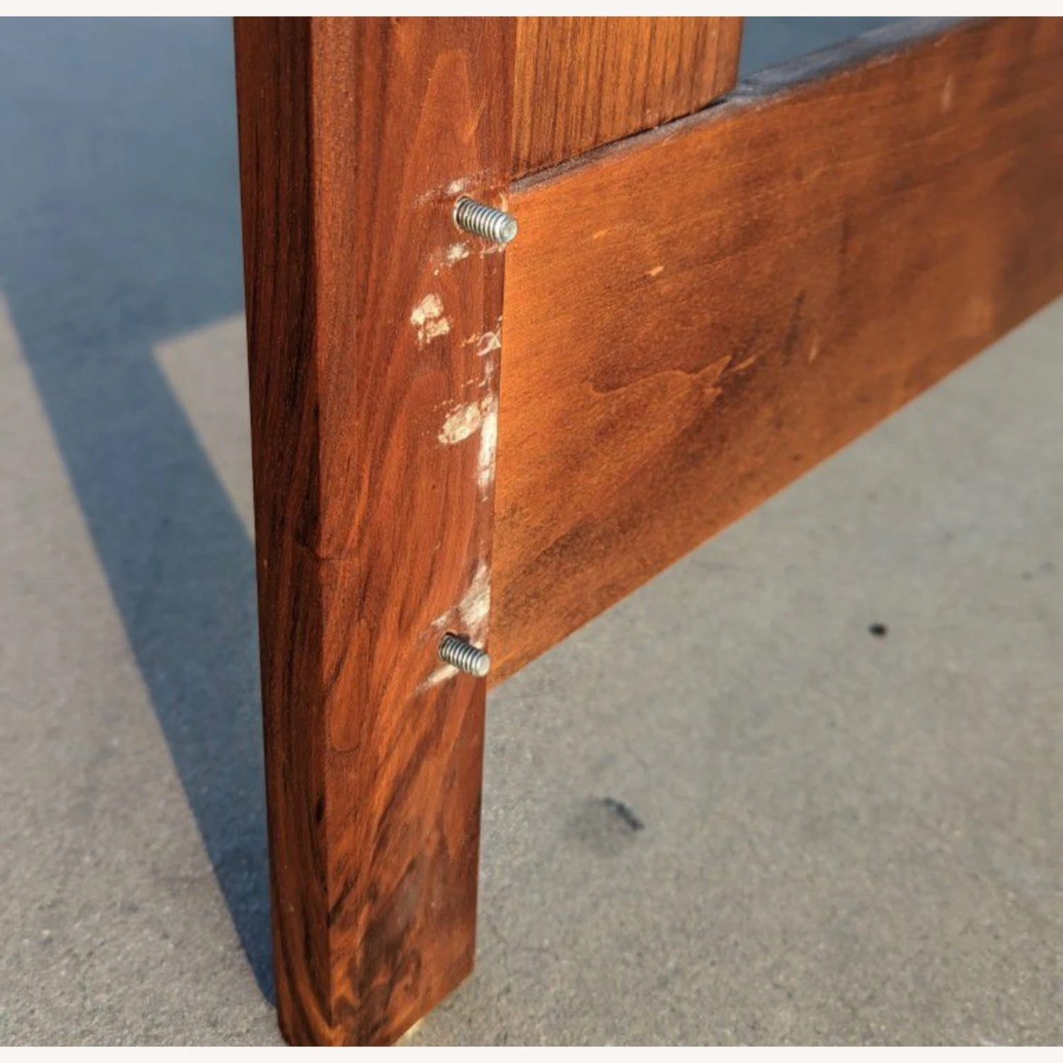 Brown Saltman Walnut Headboard 4 Brown Saltman Walnut Headboard - Image 2