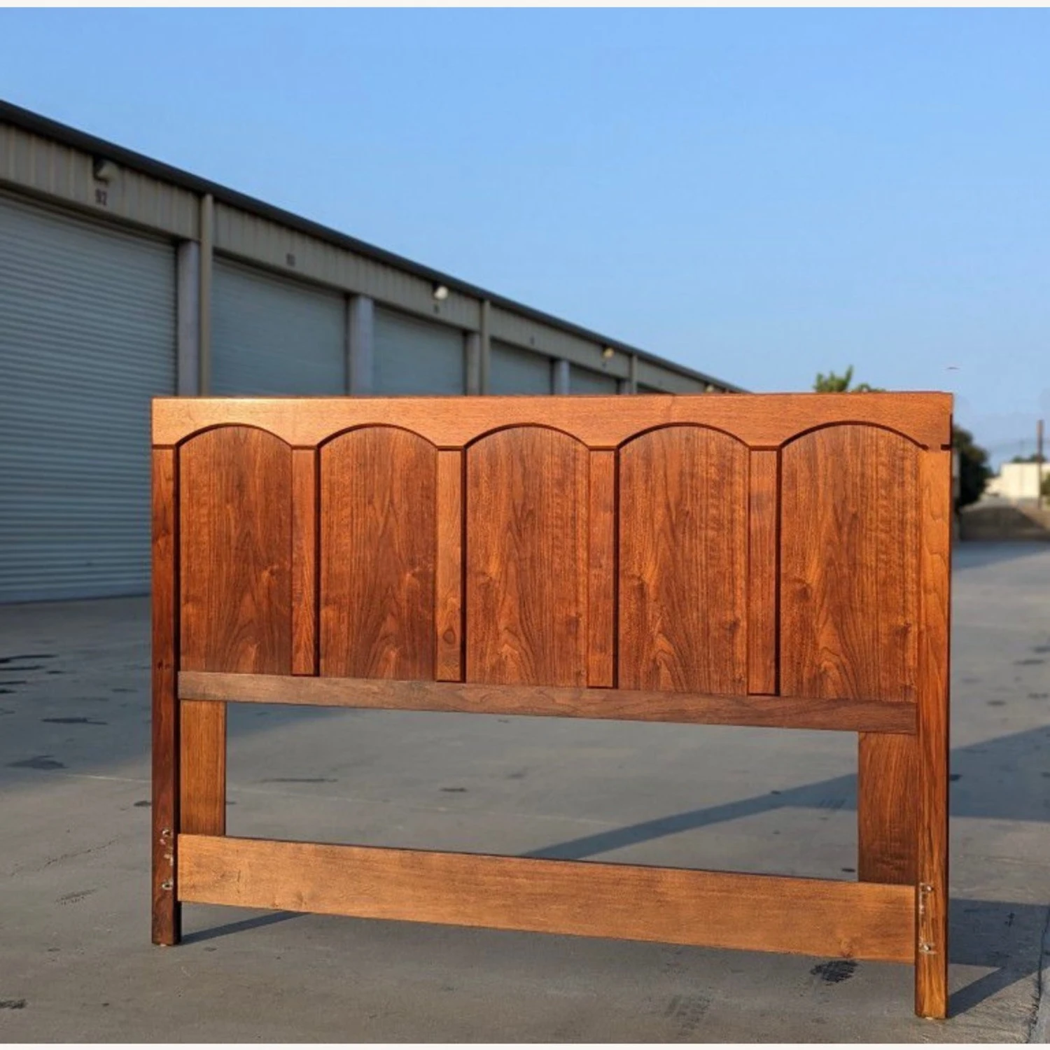 Brown Saltman Walnut Headboard 5 Brown Saltman Walnut Headboard - Image 3