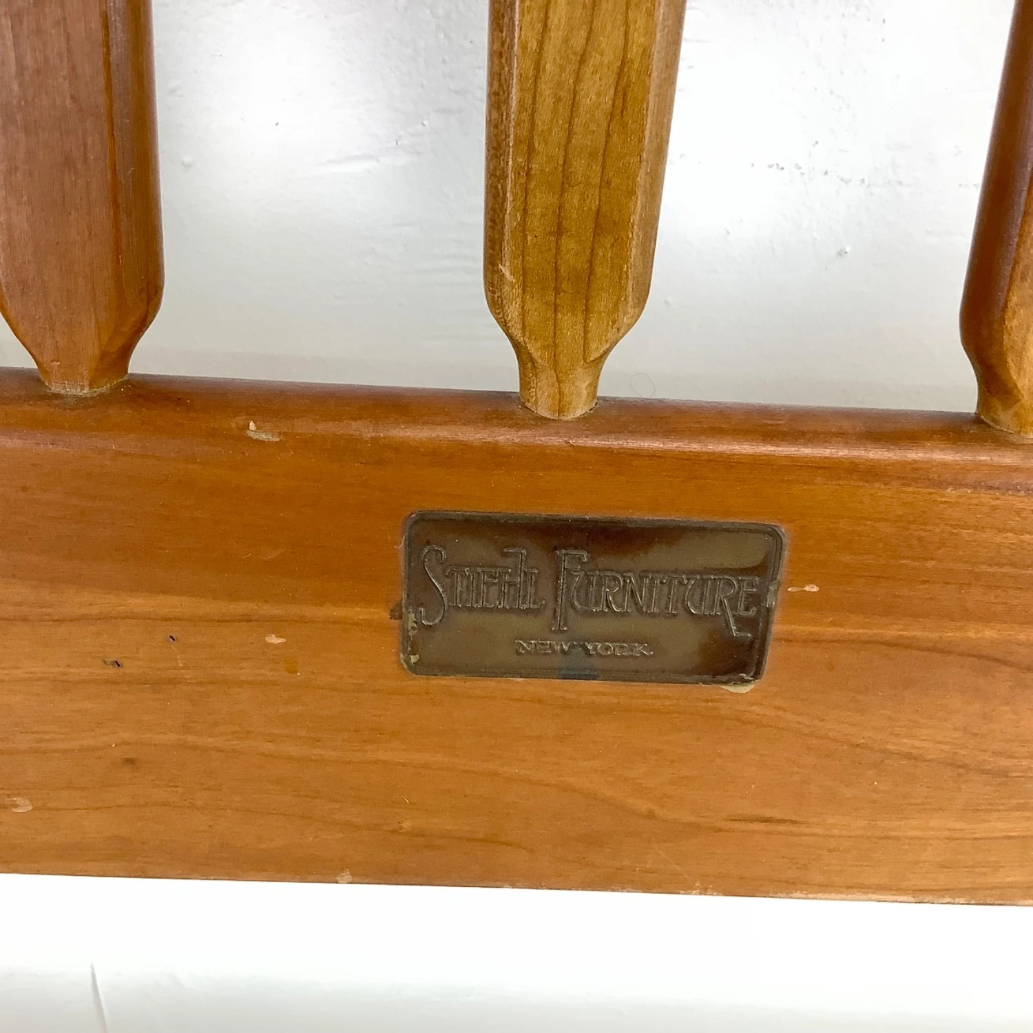 Mid-Century Spoke Headboard- Full Size Bed 4 Mid-Century Spoke Headboard- Full Size Bed - Image 2