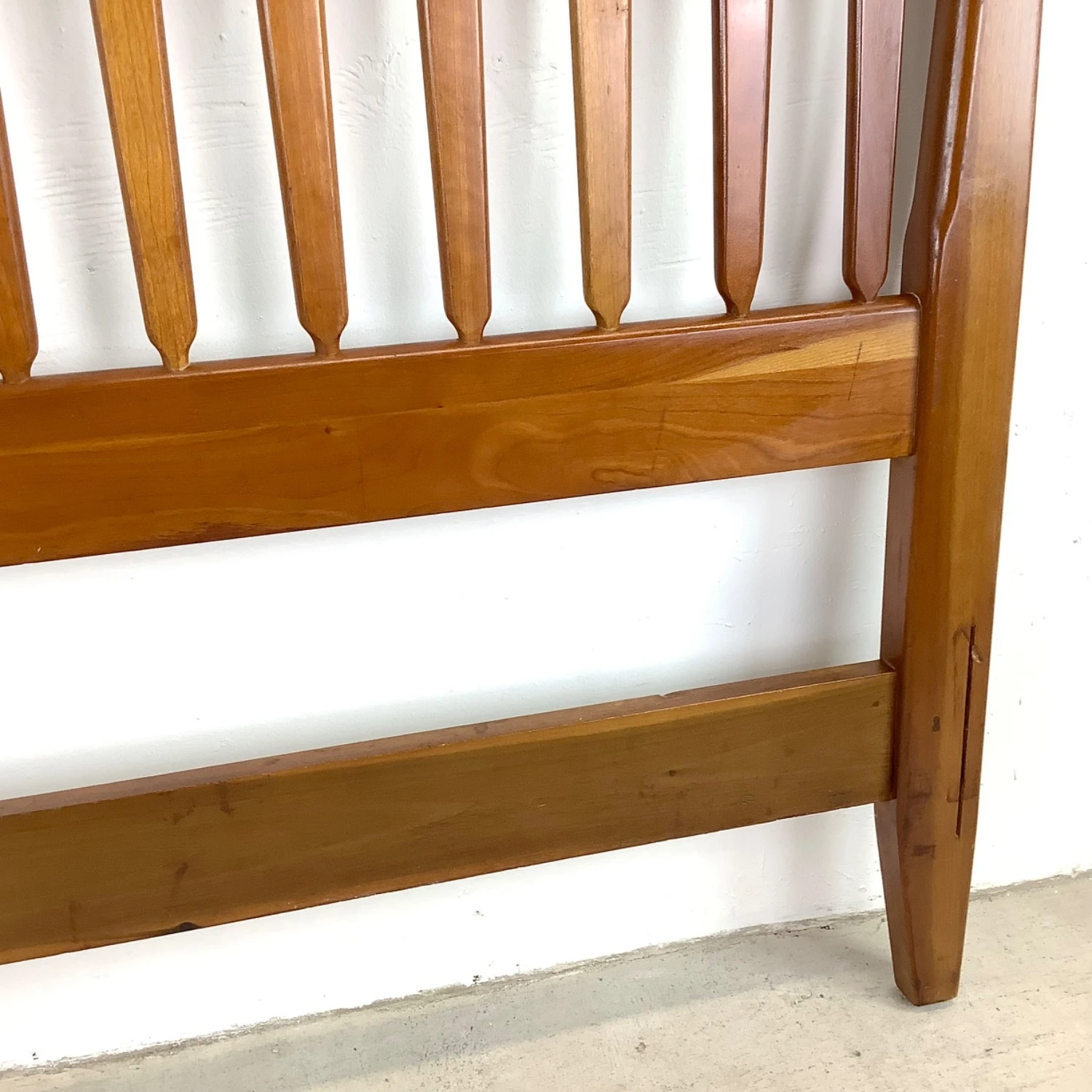 Mid-Century Spoke Headboard- Full Size Bed 6 Mid-Century Spoke Headboard- Full Size Bed - Image 4