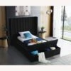 Other Twin Bed In Black Velvet W/ Storage Space -Home Furnishings Store 1500 1500 frame 0 5818