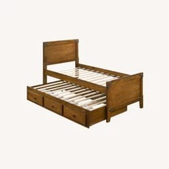 Other Twin Bed W/ Trundle In Rustic Honey Wood Finish -Home Furnishings Store 1500 1500 frame 0 5911