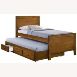 Other Twin Bed W/ Trundle In Rustic Honey Wood Finish -Home Furnishings Store 1500 1500 frame 0 5914