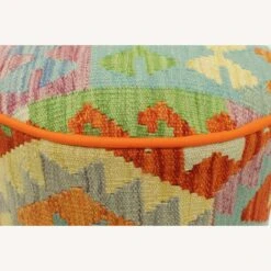 Rustic Handmade Kilim Upholstered Footstool -Home Furnishings Store 1500 1500 frame 0 592