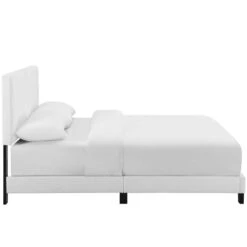 Other Modern Twin Platform Bed In White Soft Fabric 17 Other Modern Twin Platform Bed In White Soft Fabric -Home Furnishings Store 1500 1500 frame 0 5949