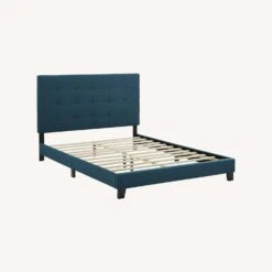Other Twin Bed In Tufted Upholstered Azure Fabric Finish 15 Other Twin Bed In Tufted Upholstered Azure Fabric Finish -Home Furnishings Store 1500 1500 frame 0 5964