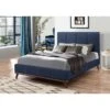 Other Mid Century Style Queen Platform Bed In Blue Woven Fabric -Home Furnishings Store 1500 1500 frame 0 6027
