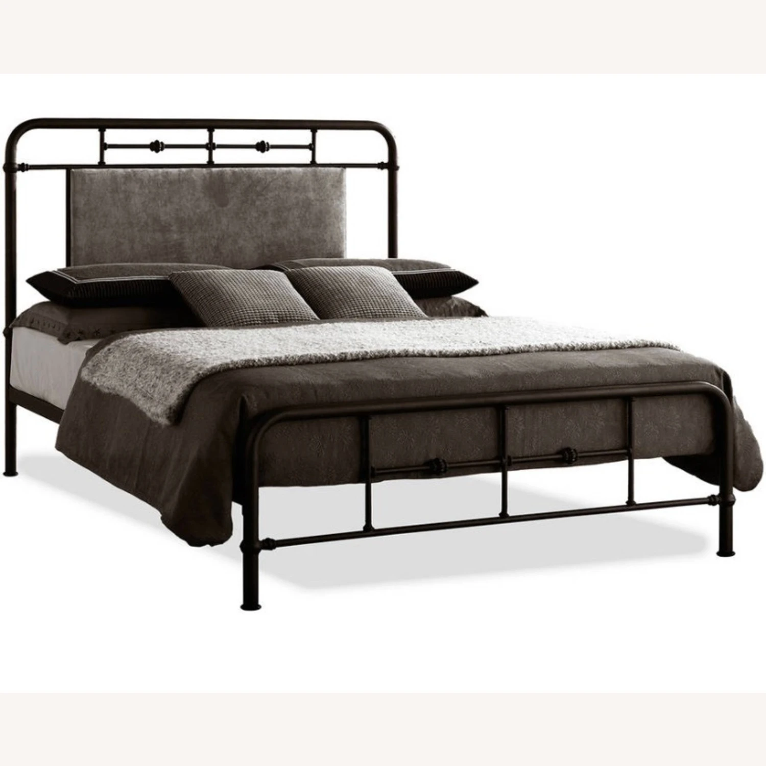 Baxton Studio Nashville Metal Queen Bed 8 Baxton Studio Nashville Metal Queen Bed - Image 6