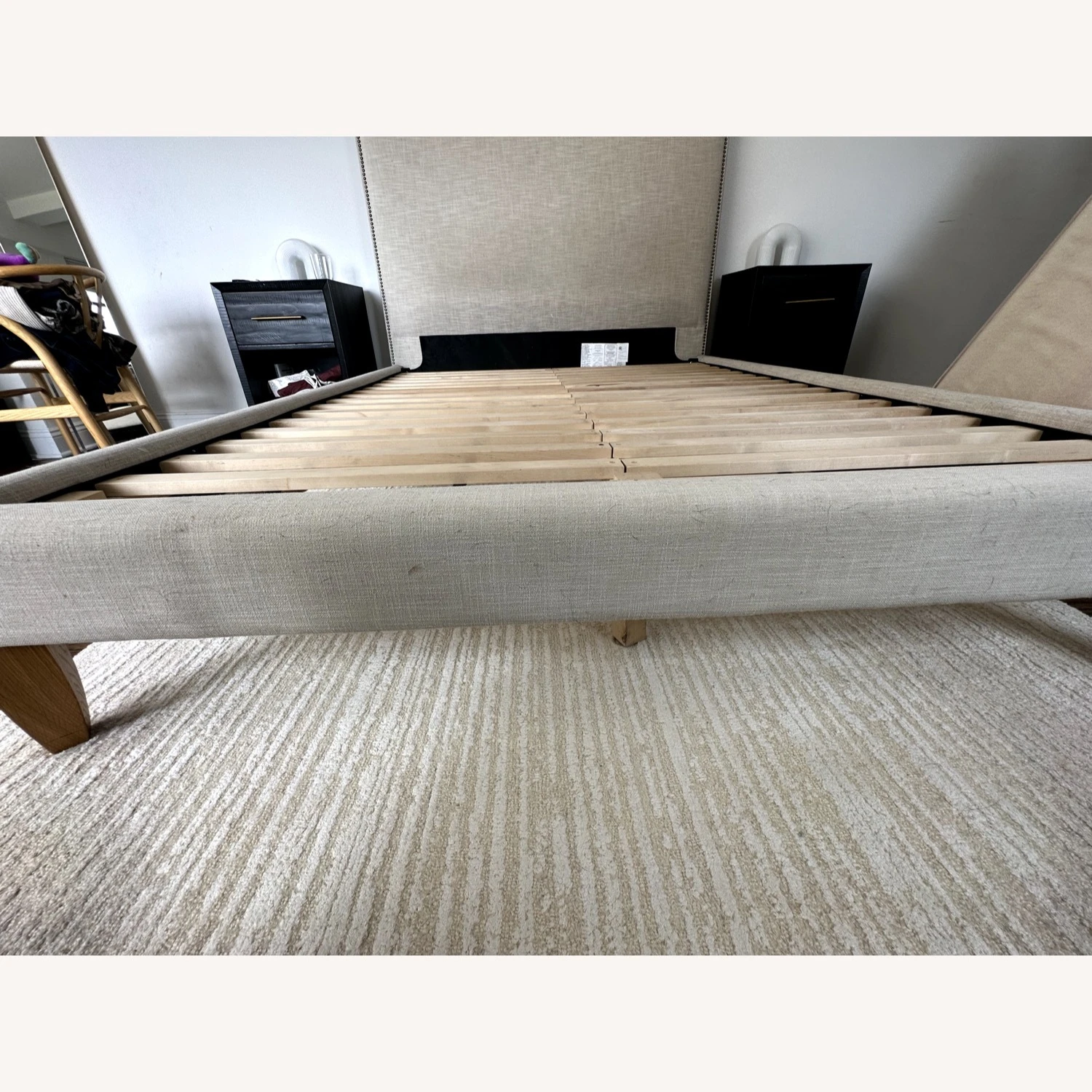 West Elm Tapered Nailhead Queen Bed 3 West Elm Tapered Nailhead Queen Bed