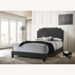 Other Queen Bed In Grey Fabric Upholstery -Home Furnishings Store 1500 1500 frame 0 6133