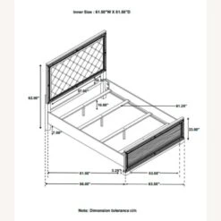 Other Queen Bed In Black Wood W/ Silver Velvet Finish 16 Other Queen Bed In Black Wood W/ Silver Velvet Finish -Home Furnishings Store 1500 1500 frame 0 6143
