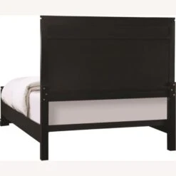 Other Queen Bed In Black Wood W/ Silver Velvet Finish 18 Other Queen Bed In Black Wood W/ Silver Velvet Finish -Home Furnishings Store 1500 1500 frame 0 6145