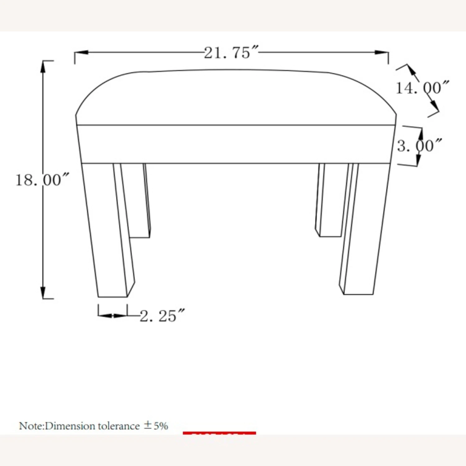 Other Vanity Stool In White Leatherette &Mirror Leg Base 4 Other Vanity Stool In White Leatherette &Mirror Leg Base - Image 2