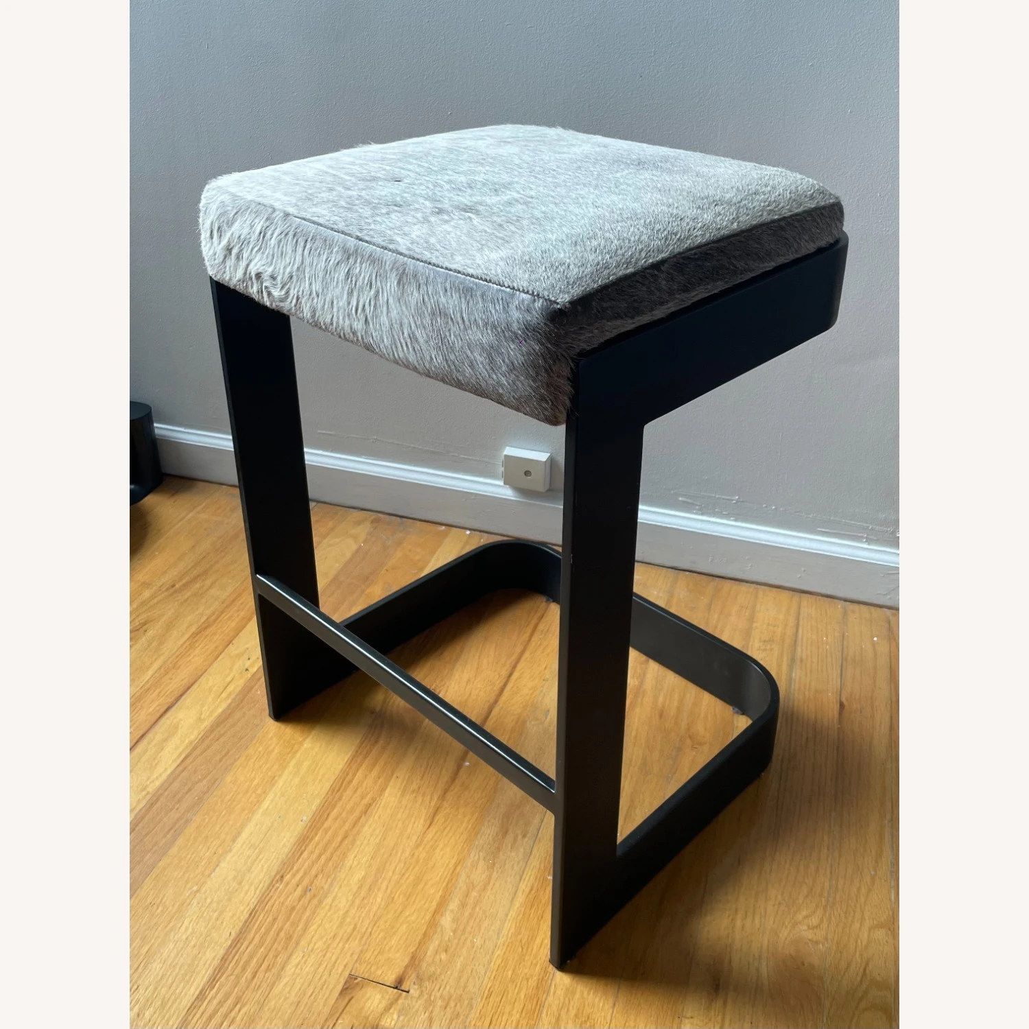 Regan Hair Hide Counter Stool 7 Regan Hair Hide Counter Stool - Image 5