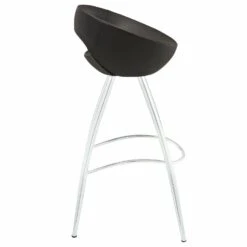 Other Bar Stool In Brown W/ Chrome Stainless Steel Base