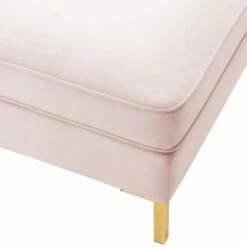 Other Glam Deco Ottoman In Pink Velvet W/ Gold Base 13 Other Glam Deco Ottoman In Pink Velvet W/ Gold Base -Home Furnishings Store 1500 1500 frame 0 631