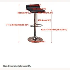 Other Bar Stool In Black Leatherette & Chrome Finish 12 Other Bar Stool In Black Leatherette & Chrome Finish -Home Furnishings Store 1500 1500 frame 0 6328