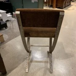 Velvet Upholstered Metal Bar Counter Stool -Home Furnishings Store 1500 1500 frame 0 6340