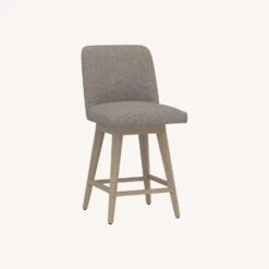 Pottery Barn Layton Upholstered Swivel Counter Stool