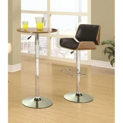 Other Mid-Century Modern Height Adjustable Swivel Barstool W/ Black Cushion 8 Other Mid-Century Modern Height Adjustable Swivel Barstool W/ Black Cushion -Home Furnishings Store 1500 1500 frame 0 6365