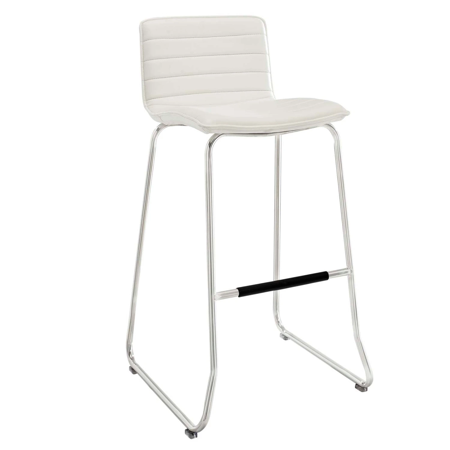 Other Bar Stool In White W/ Stainless Steel Base Finish 9 Other Bar Stool In White W/ Stainless Steel Base Finish - Image 7