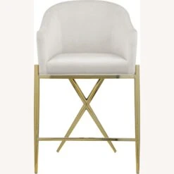 Other Counter Stool In Cream Velvet W/ Gold Metal Legs 12 Other Counter Stool In Cream Velvet W/ Gold Metal Legs -Home Furnishings Store 1500 1500 frame 0 6400