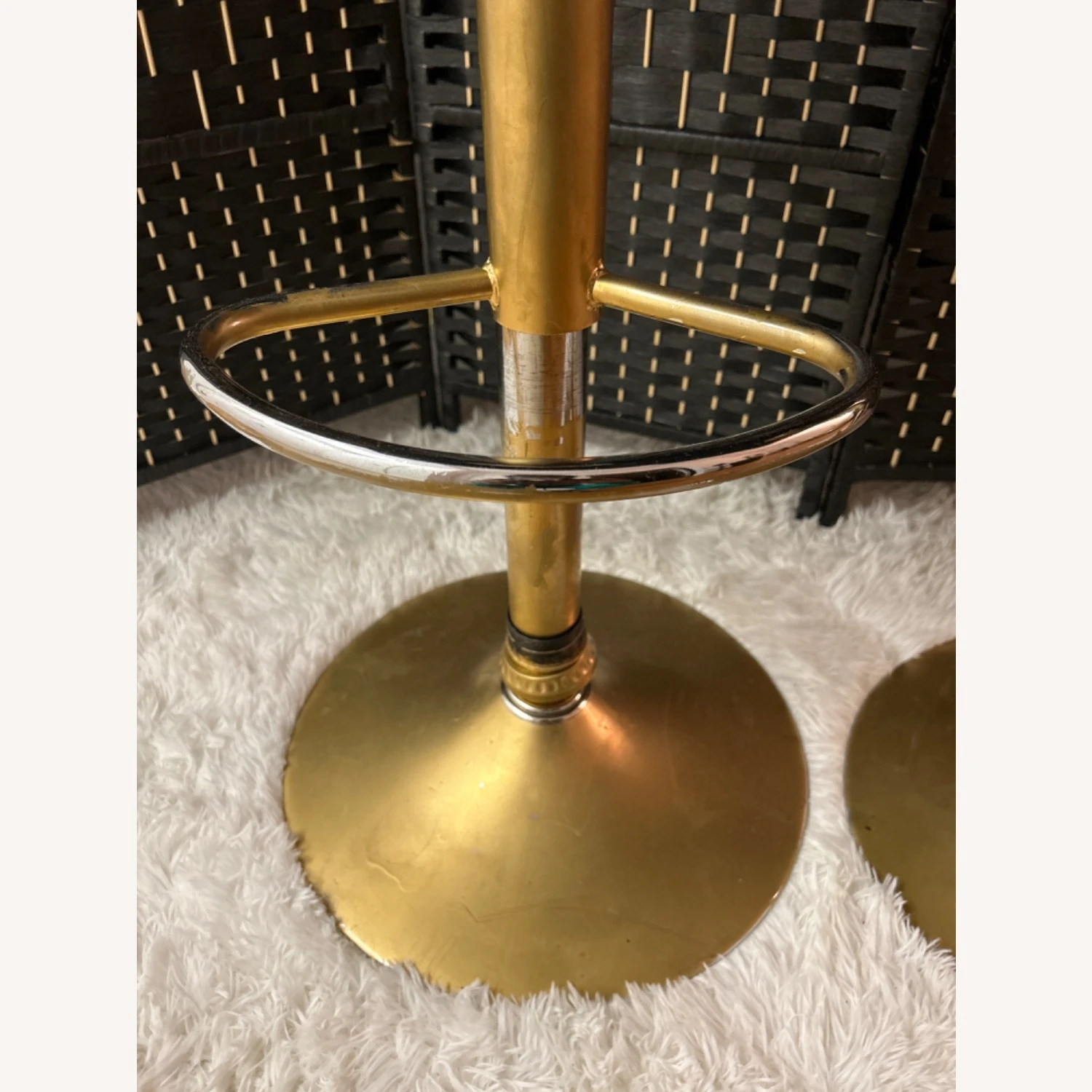 Other Set Of Black Leather Bar Stools 8 Other Set Of Black Leather Bar Stools - Image 6