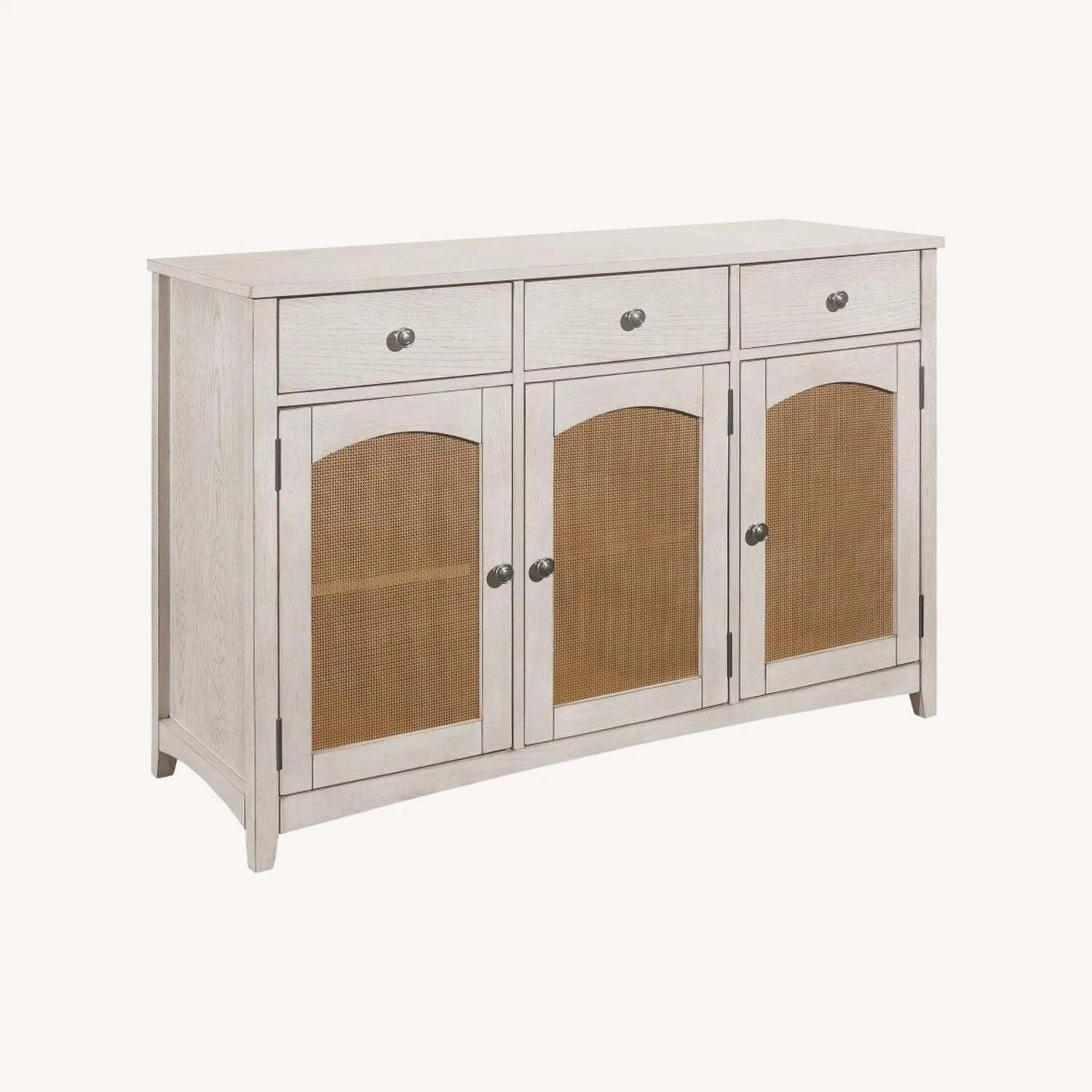 Other Two-Tone Farmhouse Server With Cane Panels 3 Other Two-Tone Farmhouse Server With Cane Panels