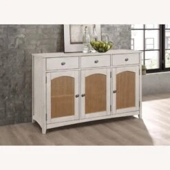Other Two-Tone Farmhouse Server With Cane Panels 22 Other Two-Tone Farmhouse Server With Cane Panels -Home Furnishings Store 1500 1500 frame 0 6538
