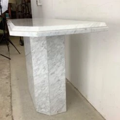 Vintage Modern Italian White Marble Console Table -Home Furnishings Store 1500 1500 frame 0 6570