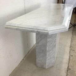 Vintage Modern Italian White Marble Console Table -Home Furnishings Store 1500 1500 frame 0 6574