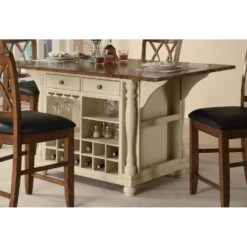Other 2-Tone Kitchen Island W/ Expandable Top & Storage Organizers -Home Furnishings Store 1500 1500 frame 0 6618