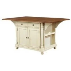 Other 2-Tone Kitchen Island W/ Expandable Top & Storage Organizers -Home Furnishings Store 1500 1500 frame 0 6623