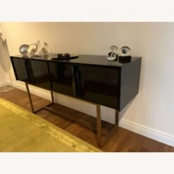 Other Custom Black Lacquer Shagreen And Bronze Credenza -Home Furnishings Store 1500 1500 frame 0 6673