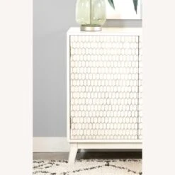 Other Accent Cabinet In White Finish W/ Carved Door -Home Furnishings Store 1500 1500 frame 0 6714