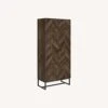 Other 6-Shelved Accent Cabinet In Rustic Oak Wood Finish -Home Furnishings Store 1500 1500 frame 0 6765