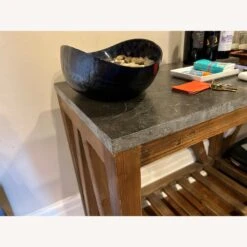 Crate & Barrel Bluestone Console Table -Home Furnishings Store 1500 1500 frame 0 6781