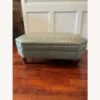 Other Light Green Leather Ottoman