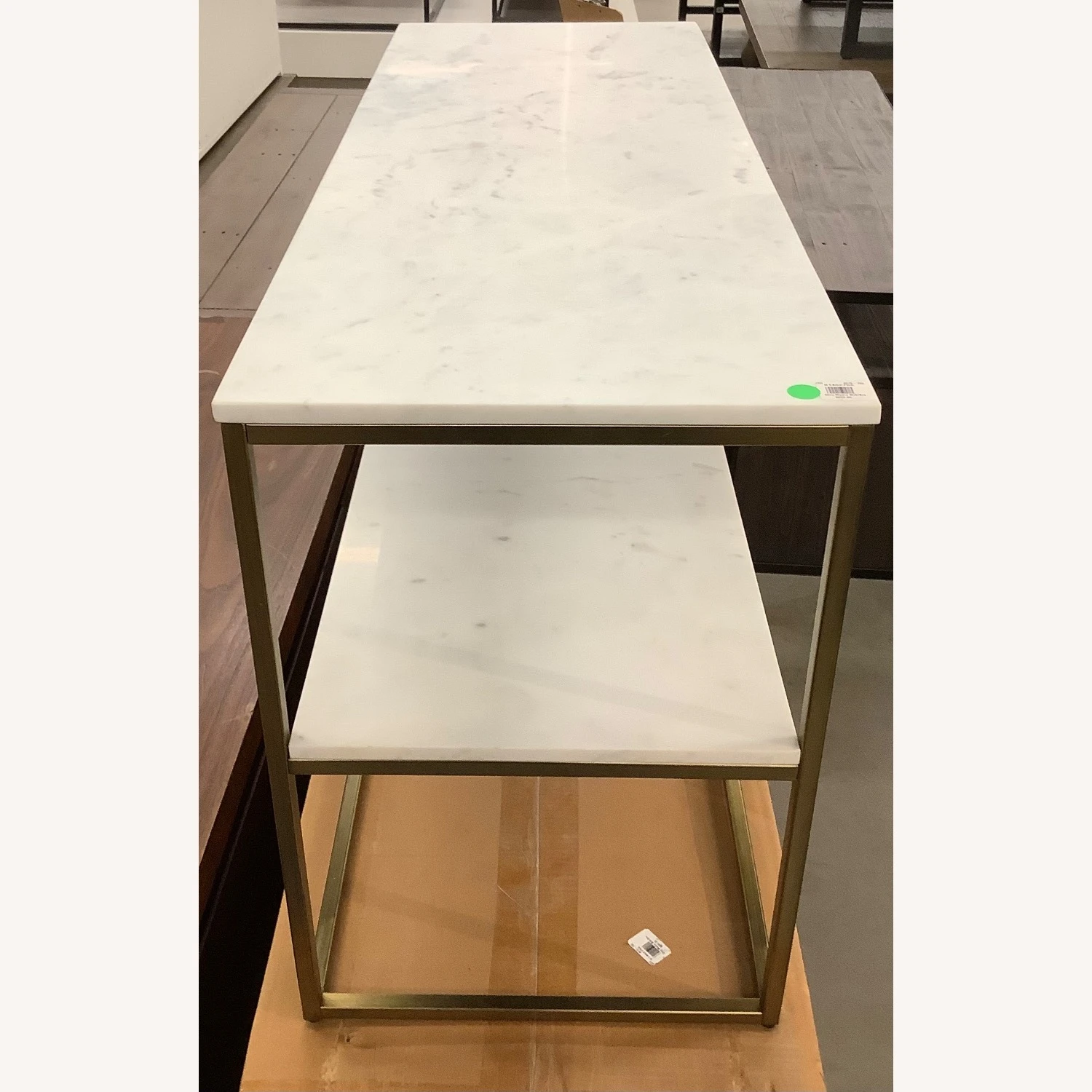 Pottery Barn Delaney Marble Media Console 8 Pottery Barn Delaney Marble Media Console - Image 6