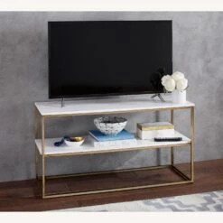 Pottery Barn Delaney Marble Media Console 23 Pottery Barn Delaney Marble Media Console -Home Furnishings Store 1500 1500 frame 0 6817
