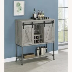 Other Bar Cabinet In Grey Driftwood W/ Wine Storage -Home Furnishings Store 1500 1500 frame 0 6863