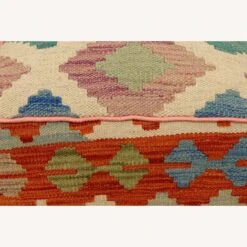 Bohemian Leeanna Kilim Upholstered Ottoman -Home Furnishings Store 1500 1500 frame 0 687