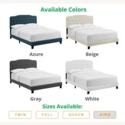 Other Contemporary Style Full Bed In Beige Fabric Finish -Home Furnishings Store 1500 1500 frame 0 6906