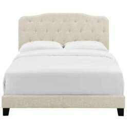 Other Contemporary Style Full Bed In Beige Fabric Finish -Home Furnishings Store 1500 1500 frame 0 6907