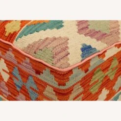 Bohemian Leeanna Kilim Upholstered Ottoman -Home Furnishings Store 1500 1500 frame 0 691